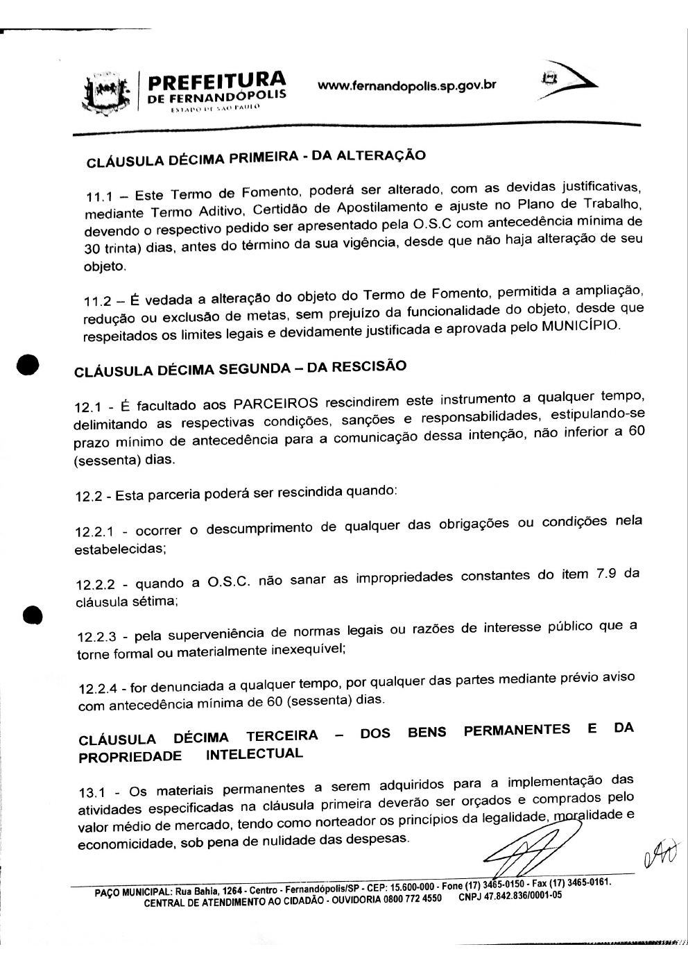 Página 12 de Termo de Fomento nº 017/2019 — CMDCA — 2019