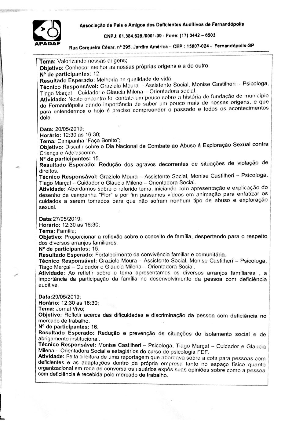 Página 7 de Prestação de Contas Mensal — Média Complexidade — 4ª Parcela — Junho/2019