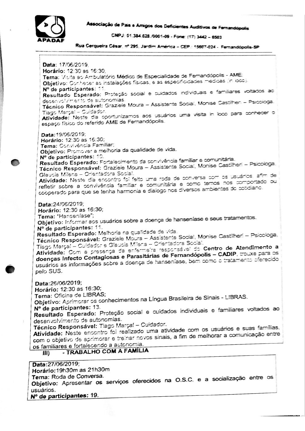 Página 7 de Prestação de Contas Mensal — Média Complexidade — 5ª Parcela — Julho/2019