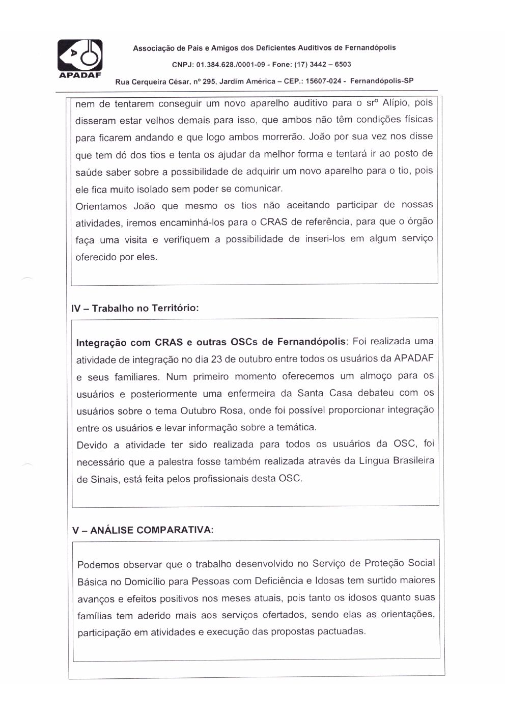 Página 7 de Prestação de Contas Mensal — Proteção Social Básica — Novembro/2019