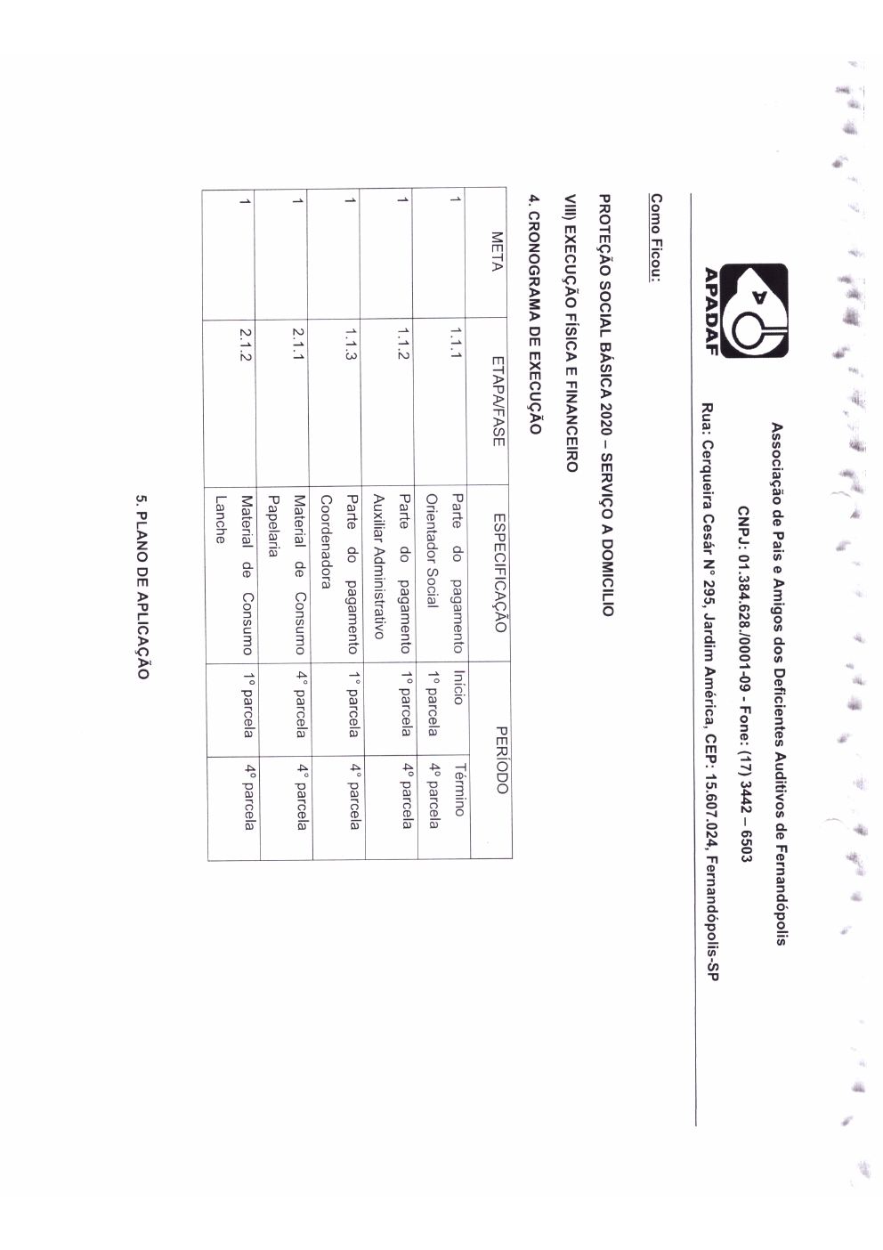 Página 4 de Ofício nº 026/2020 — Solicitação de Apostilamento — Proteção Social Básica — 2020