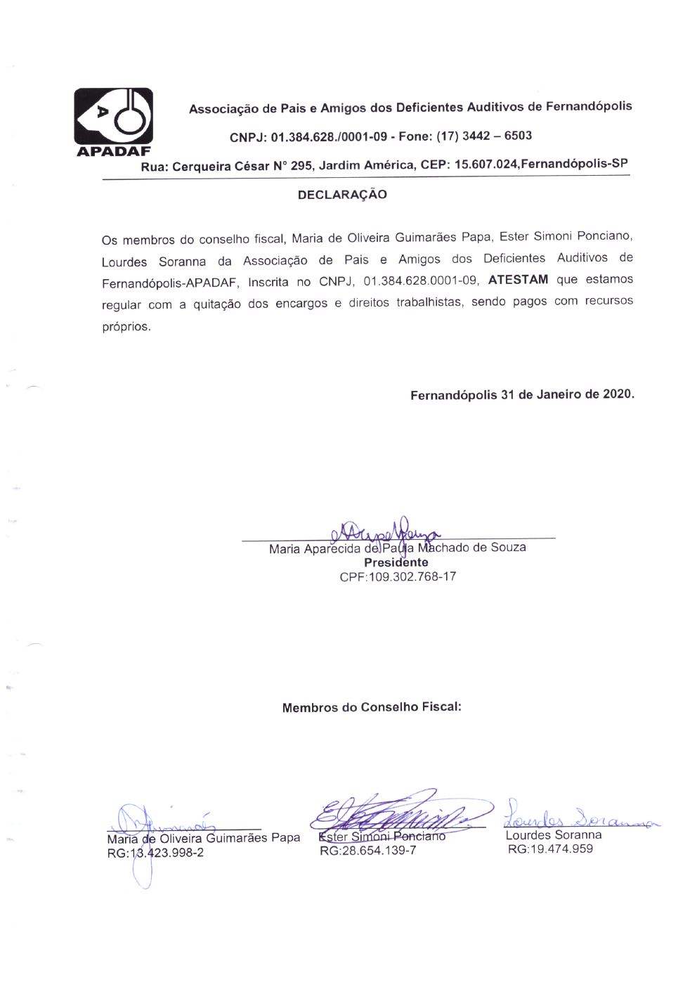 Página 34 de Prestação de Contas Anual — Proteção Social Básica — 2019 — Parte 1