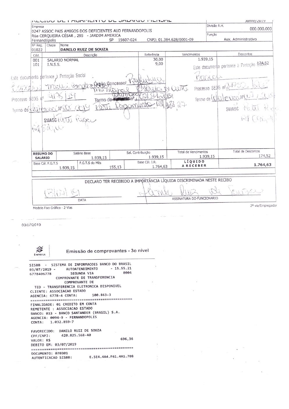 Página 5 de Prestação de Contas Anual — 2019 — Extratos Bancários