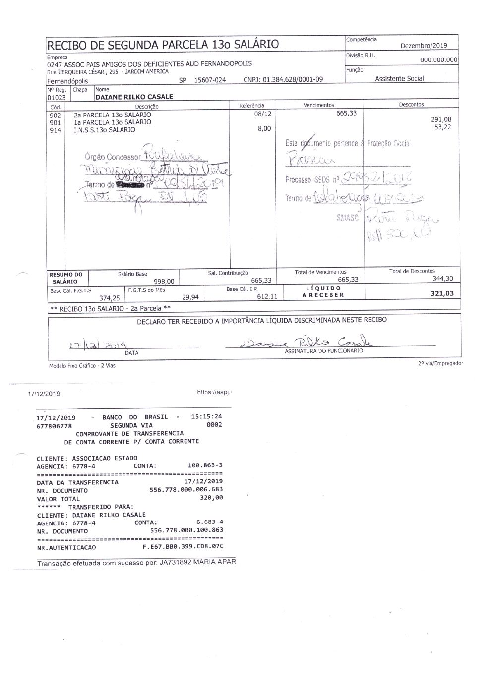 Página 31 de Prestação de Contas Anual — 2019 — Extratos Bancários