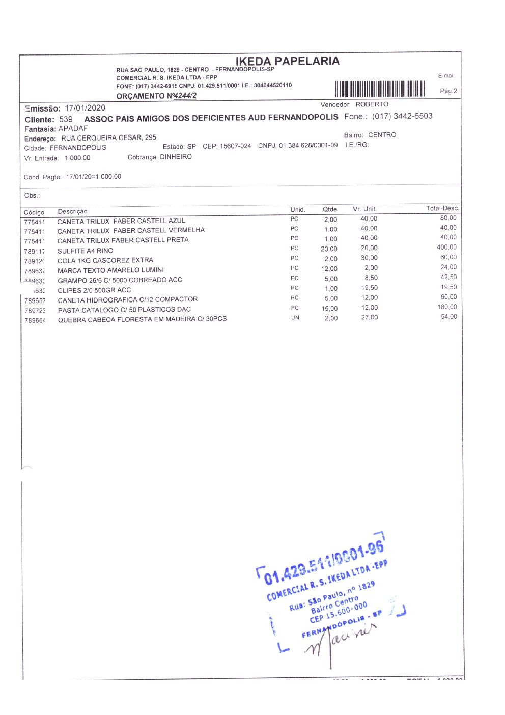 Página 39 de Prestação de Contas Anual — 2019 — Extratos Bancários