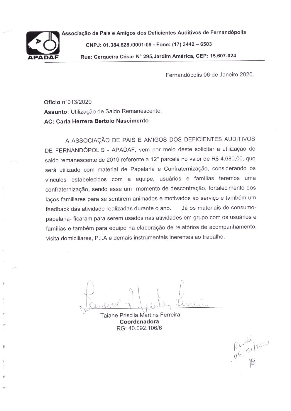 Página 3 de Prestação de Contas Anual — Média Complexidade — 2019 — Parte 1