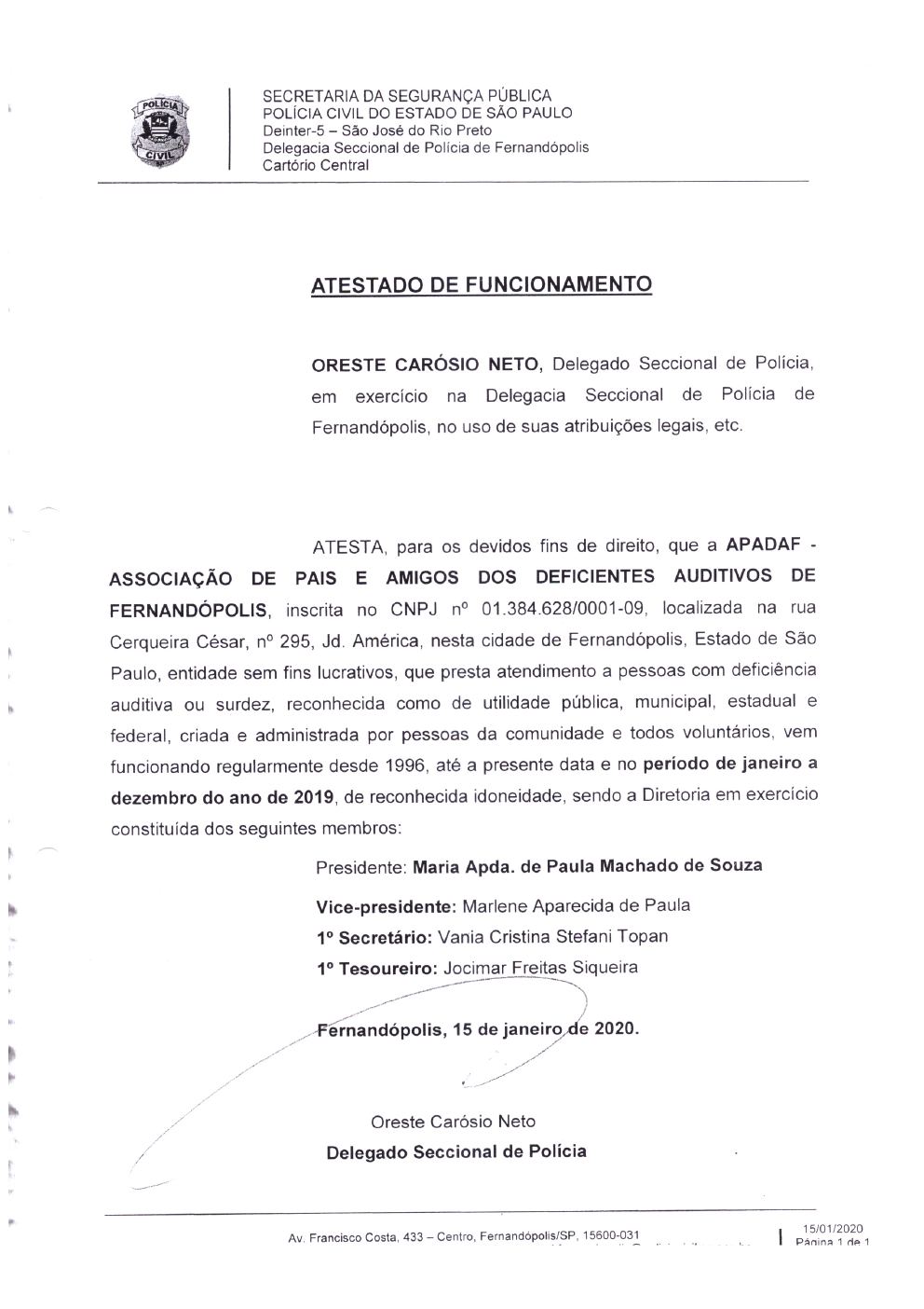Página 18 de Prestação de Contas Anual — Média Complexidade — 2019 — Parte 1