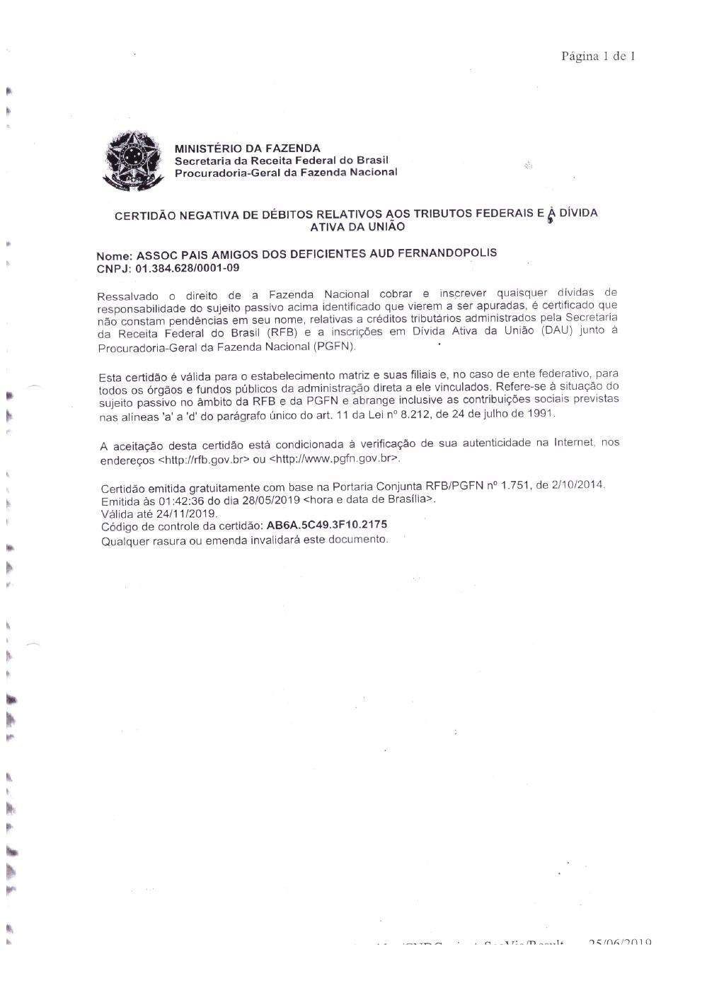 Página 19 de Prestação de Contas Anual — Média Complexidade — 2019 — Parte 1