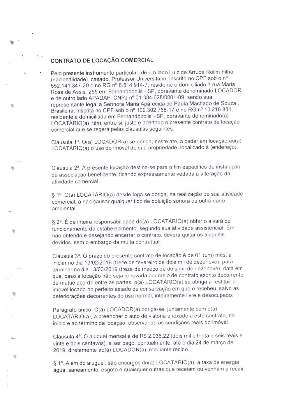 Página 13 de Prestação de Contas Anual — 2019 — Relatórios de Atividades e Registros Fotográficos