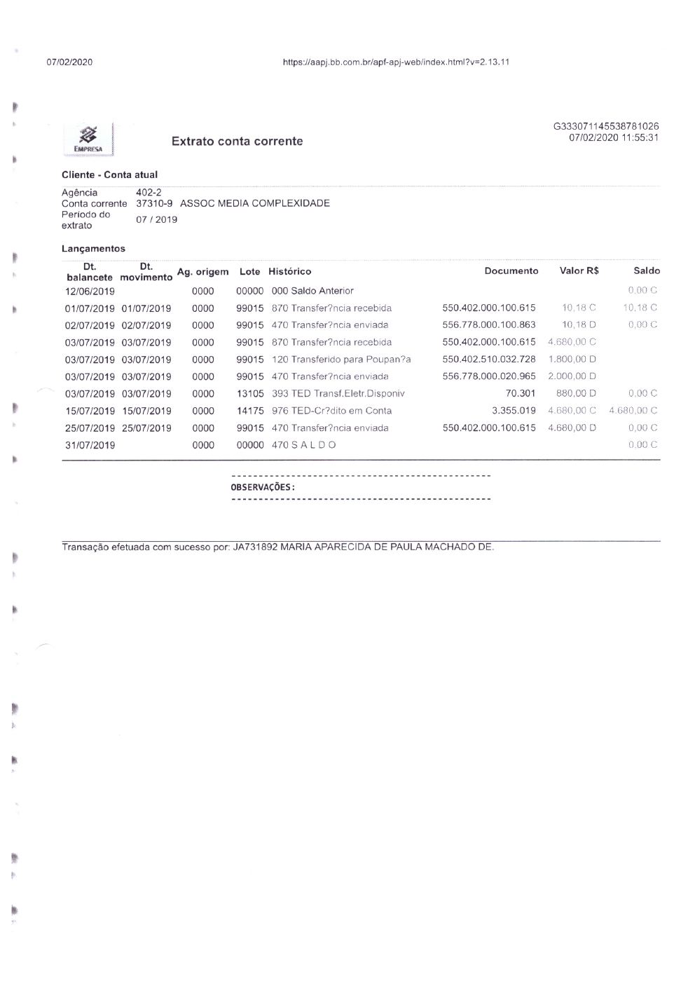 Página 27 de Prestação de Contas Anual — 2019 — Relatórios de Atividades e Registros Fotográficos