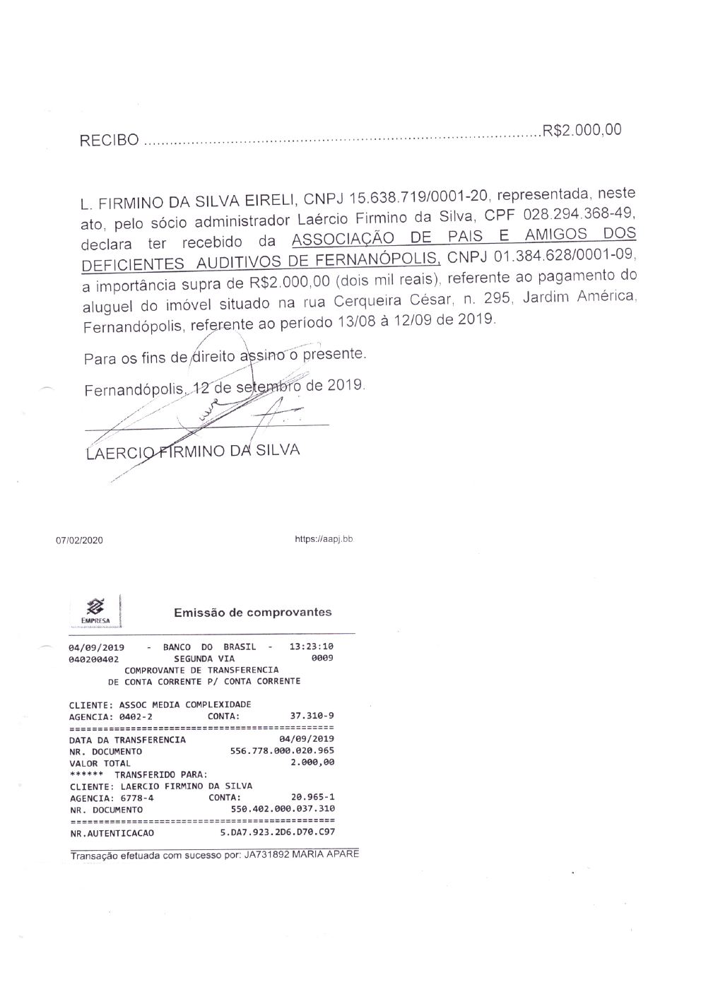 Página 37 de Prestação de Contas Anual — 2019 — Relatórios de Atividades e Registros Fotográficos
