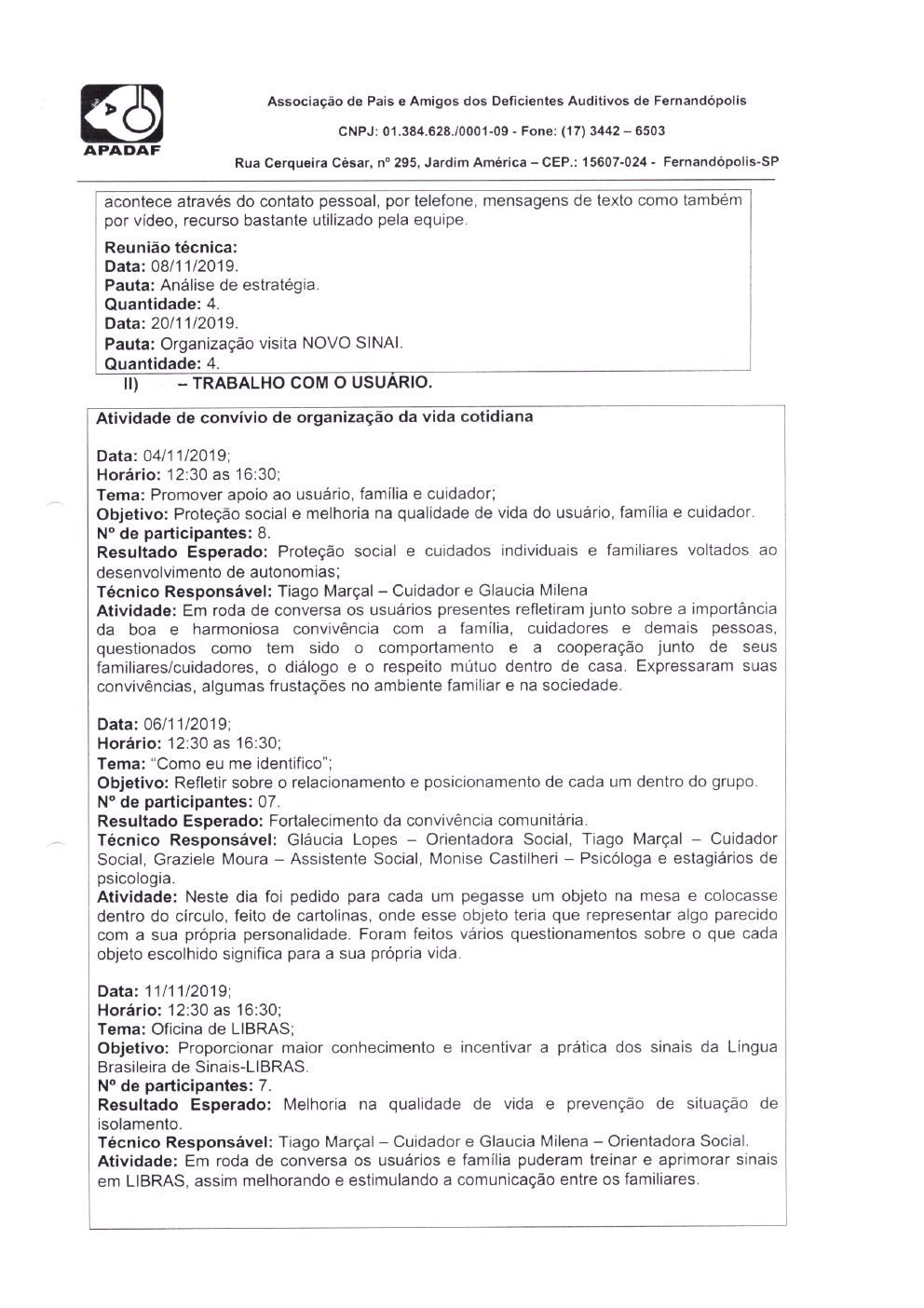 Página 6 de Prestação de Contas Mensal — Média Complexidade — 10ª Parcela — Dezembro/2019