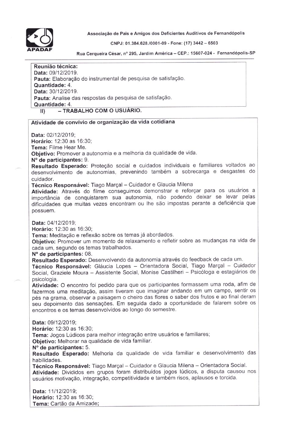 Página 6 de Prestação de Contas Mensal — Média Complexidade — 11ª Parcela — Dezembro/2019