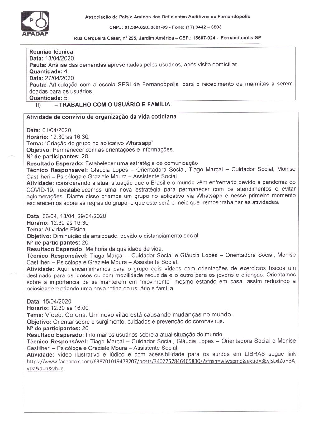 Página 7 de Prestação de Contas Mensal — Média Complexidade — 4ª Parcela — Abril/2020