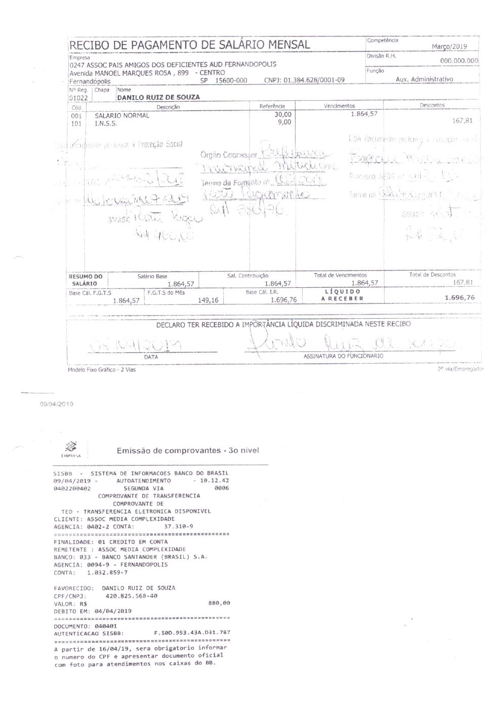 Página 36 de Prestação de Contas Final da Parceria — Média Complexidade — Termo de Colaboração nº 005/2019