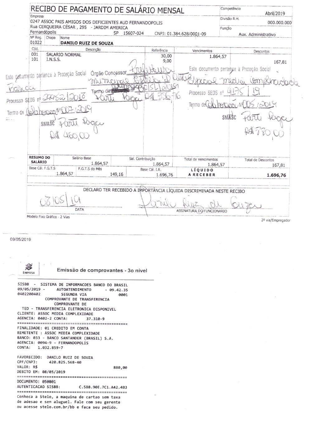 Página 40 de Prestação de Contas Final da Parceria — Média Complexidade — Termo de Colaboração nº 005/2019
