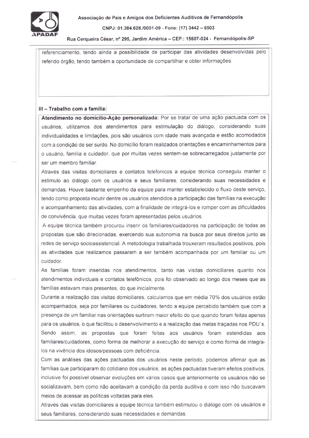 Página 4 de Prestação de Contas — Documentos Comprobatórios — Volume 1 — 2019/2020