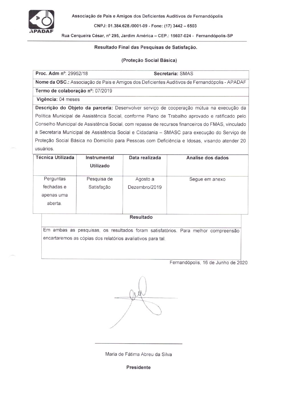 Página 9 de Prestação de Contas — Documentos Comprobatórios — Volume 1 — 2019/2020