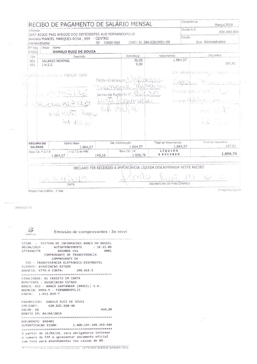 Página 26 de Prestação de Contas — Documentos Comprobatórios — Volume 1 — 2019/2020