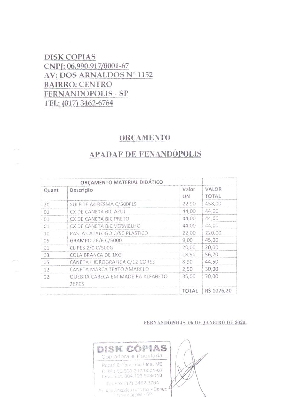 Página 30 de Prestação de Contas — Documentos Comprobatórios — Volume 2 — 2019/2020