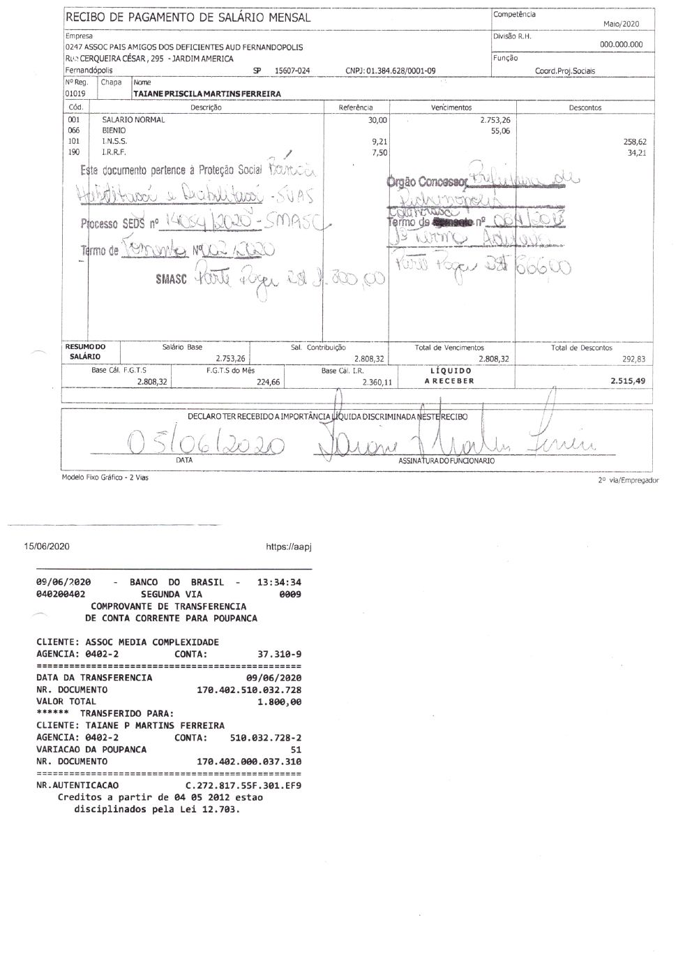 Página 37 de Prestação de Contas Anual — Habilitação e Reabilitação — 2020 — Parte 1
