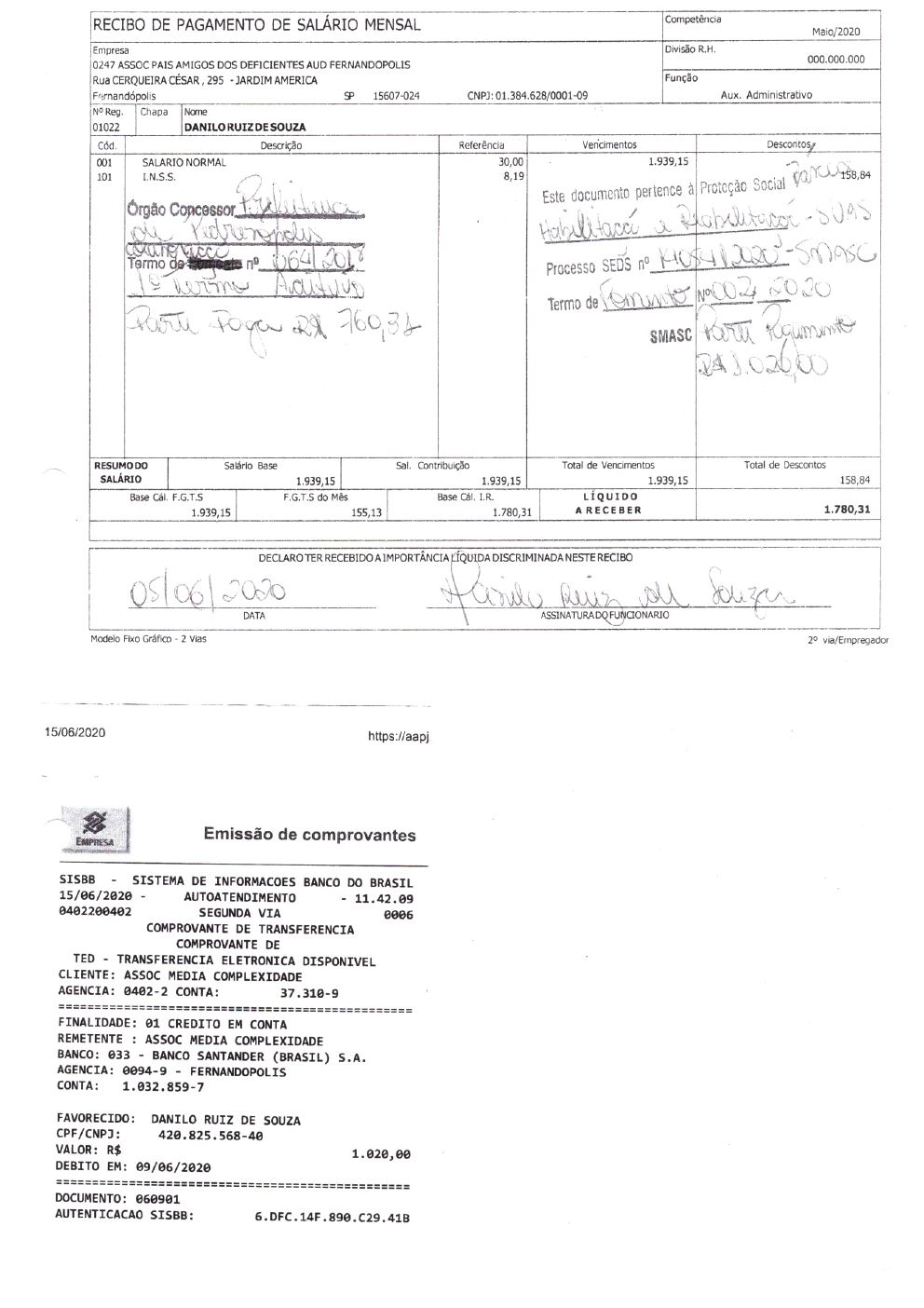 Página 39 de Prestação de Contas Anual — Habilitação e Reabilitação — 2020 — Parte 1