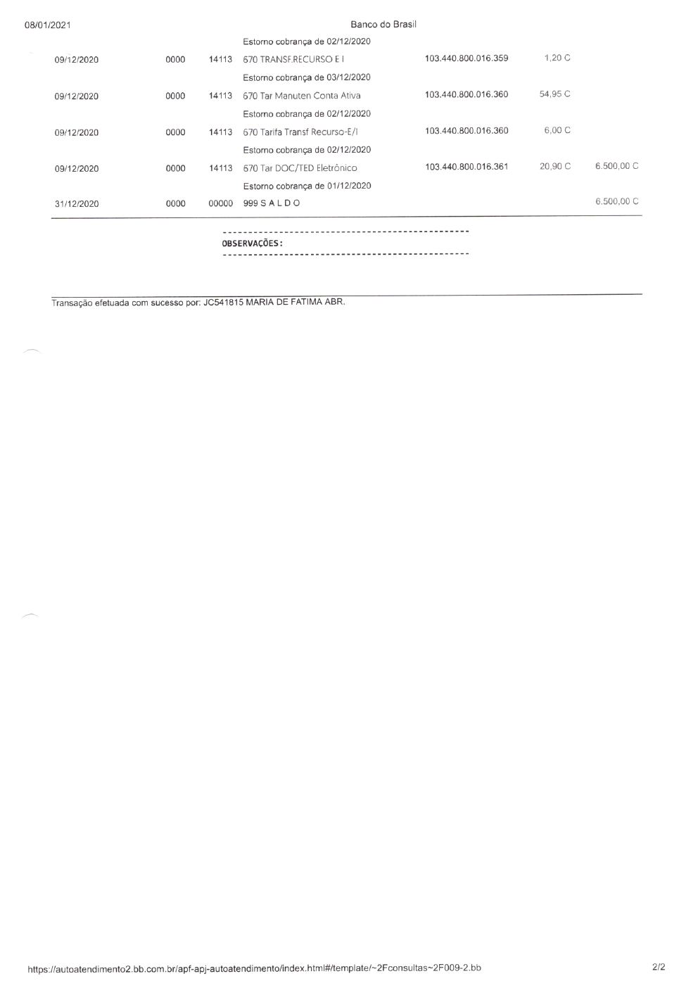 Página 9 de Prestação de Contas Anual — Habilitação e Reabilitação — 2020 — Parte 2 (Comprovantes)
