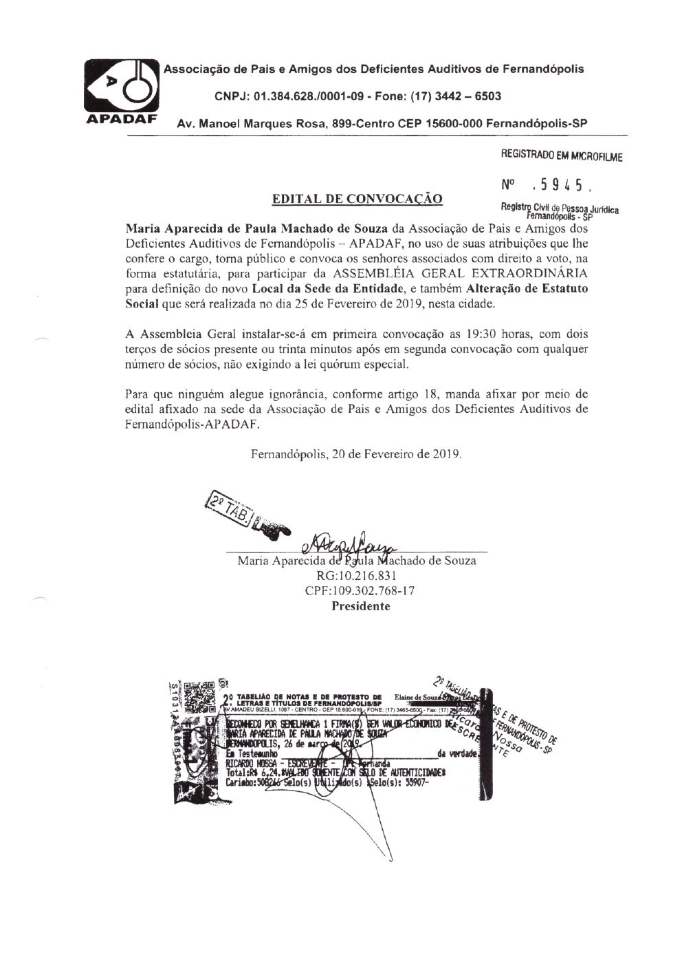 Página 21 de Prestação de Contas — 1º Termo Aditivo (COVID-19) ao Termo de Fomento nº 002/2020 — 2020