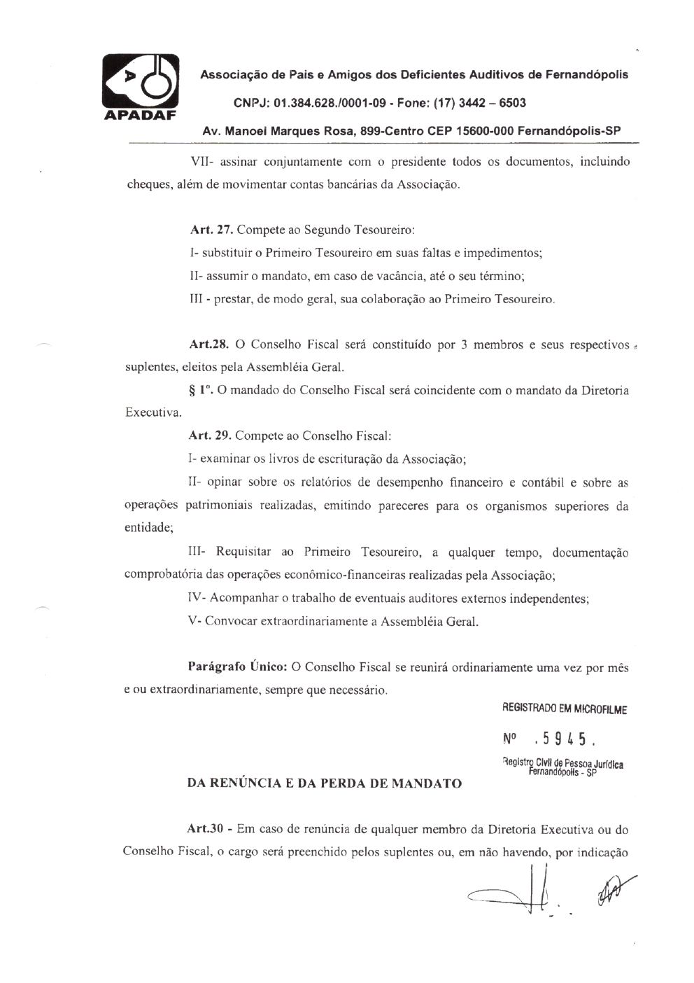 Página 29 de Prestação de Contas — 1º Termo Aditivo (COVID-19) ao Termo de Fomento nº 002/2020 — 2020