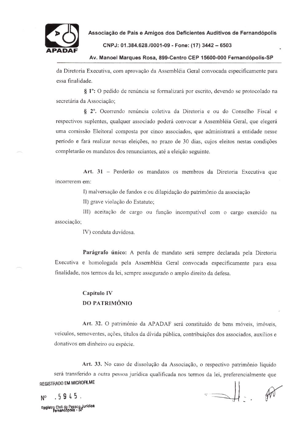 Página 30 de Prestação de Contas — 1º Termo Aditivo (COVID-19) ao Termo de Fomento nº 002/2020 — 2020