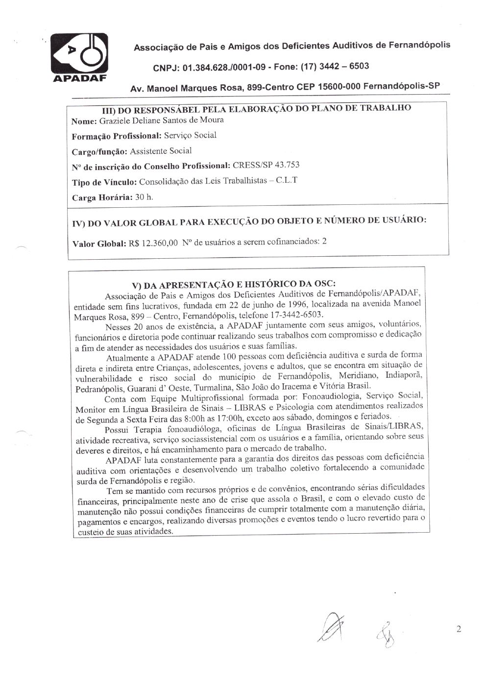 Página 14 de Prestação de Contas Anual — Pedranópolis — 2019 — Volume 1