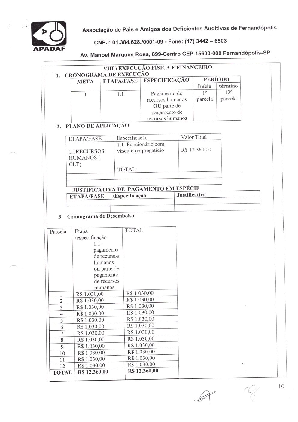Página 22 de Prestação de Contas Anual — Pedranópolis — 2019 — Volume 1