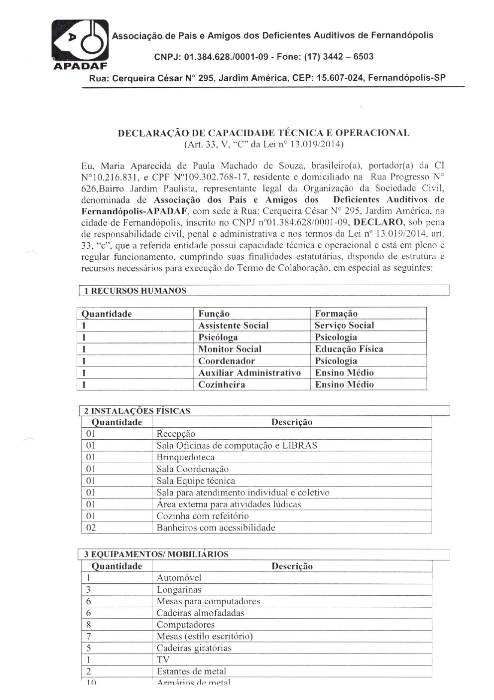 Página 34 de Prestação de Contas Anual — Pedranópolis — 2019 — Volume 1