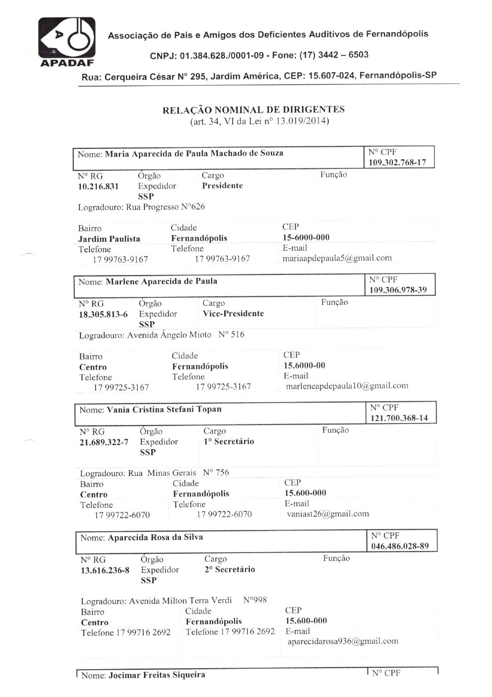 Página 25 de Prestação de Contas Anual — Pedranópolis — 2019 — Volume 2 (Extratos e Comprovantes)