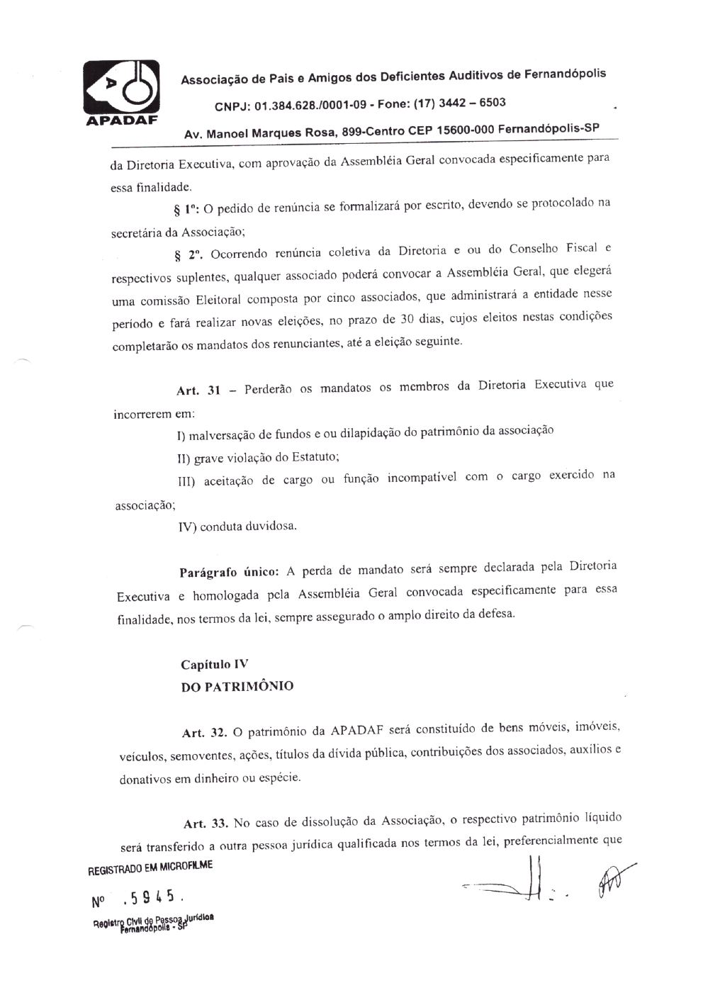 Página 1 de Prestação de Contas Anual — Pedranópolis — 2019 — Volume 3 (Documentos Institucionais)