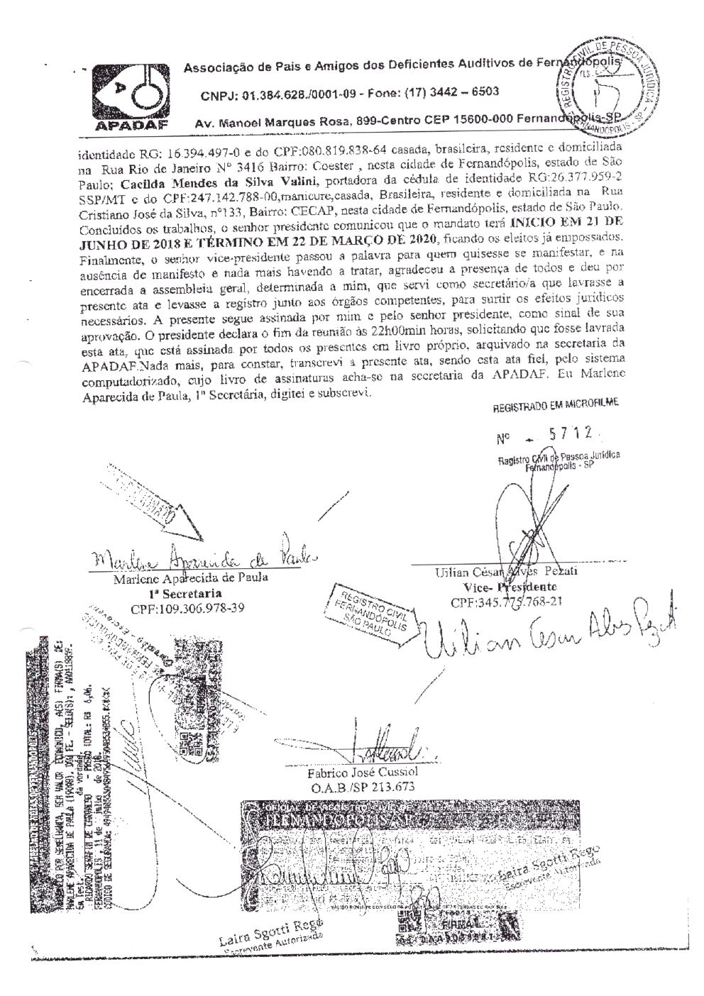 Página 6 de Prestação de Contas Anual — Pedranópolis — 2019 — Volume 3 (Documentos Institucionais)