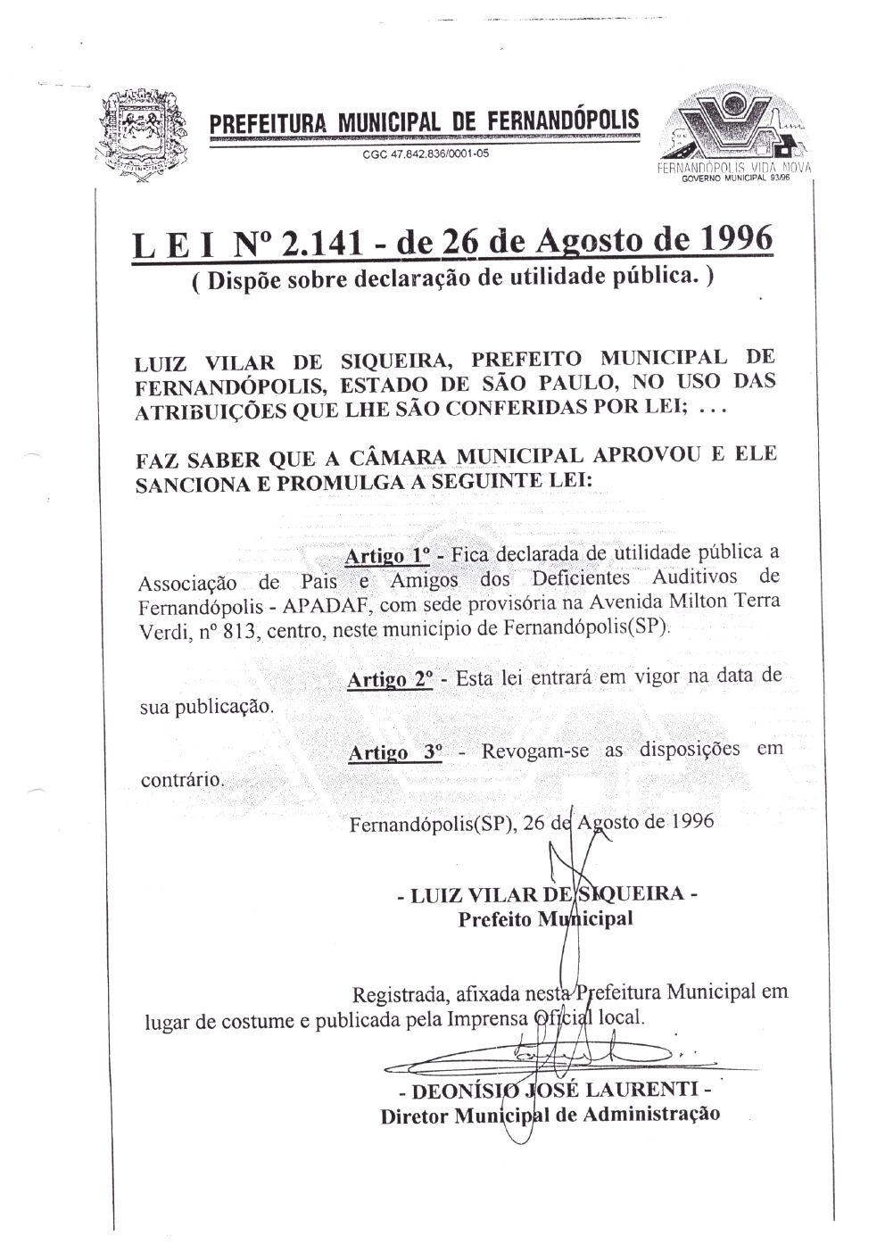 Página 15 de Prestação de Contas Anual — Pedranópolis — 2019 — Volume 3 (Documentos Institucionais)