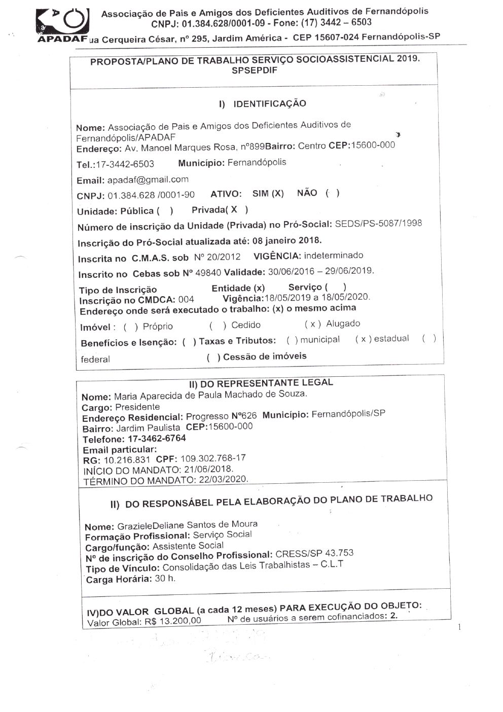 Página 13 de Prestação de Contas Anual — Pedranópolis — 2019 — Volume 4