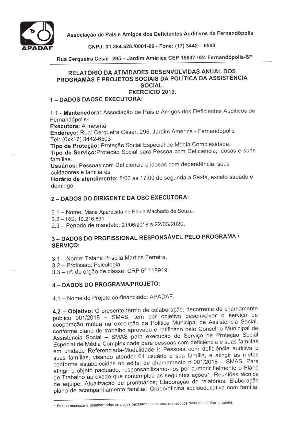 Página 26 de Prestação de Contas Anual — Pedranópolis — 2019 — Volume 4