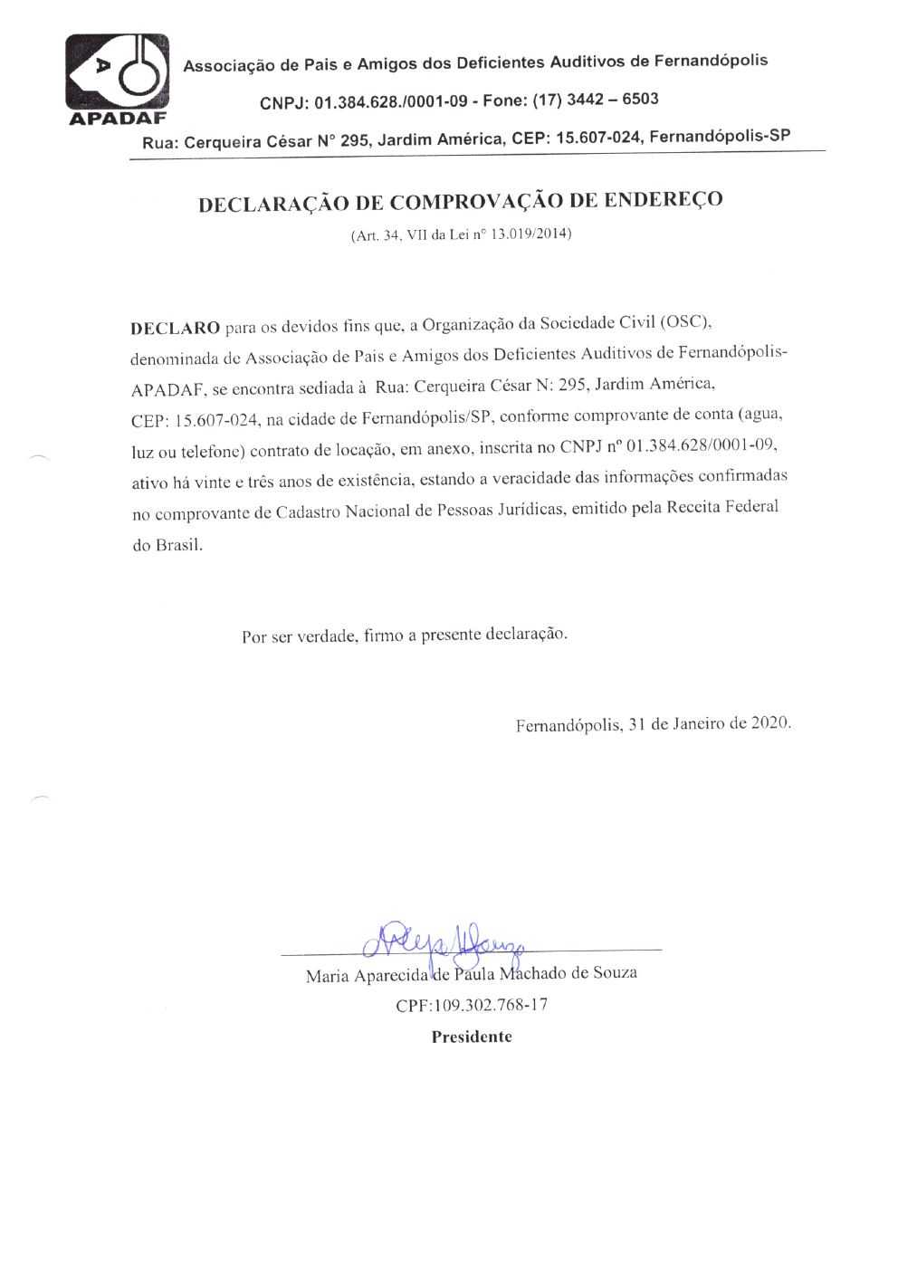 Página 18 de Prestação de Contas Anual — Pedranópolis — 2019 — Volume 5 (Extratos e Comprovantes)