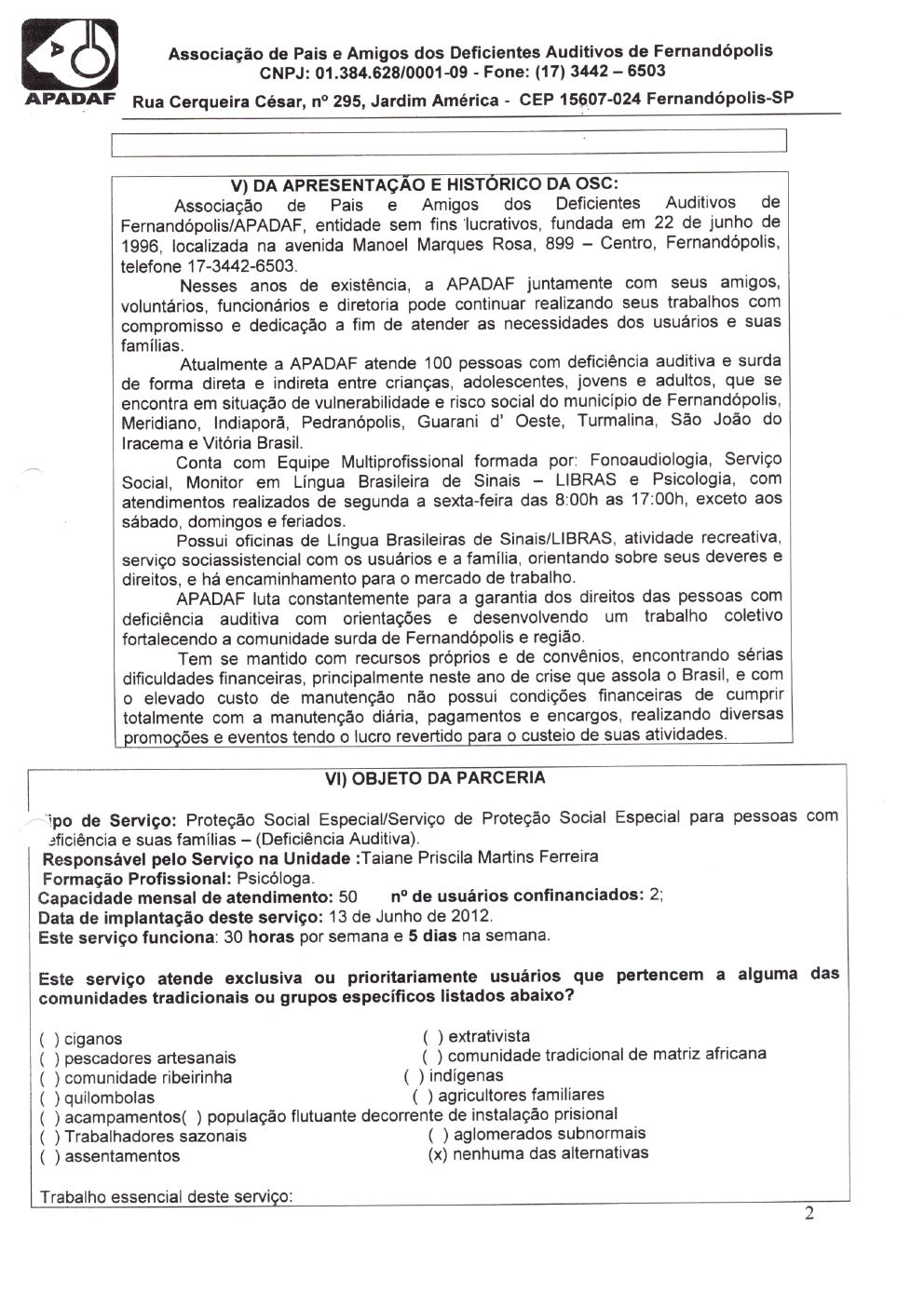Página 13 de Prestação de Contas Anual — Pedranópolis — 2020 — Volume 1