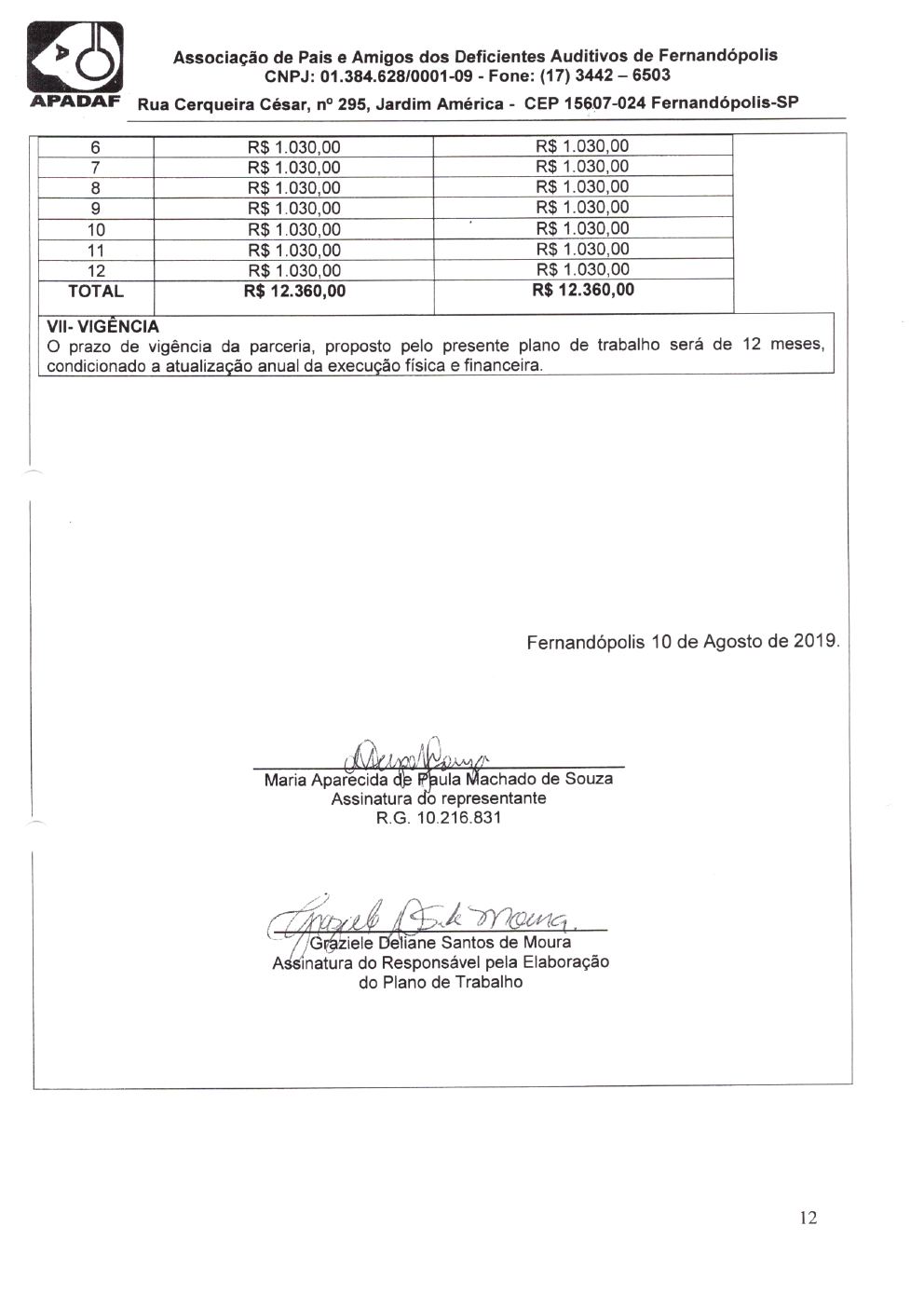 Página 23 de Prestação de Contas Anual — Pedranópolis — 2020 — Volume 1