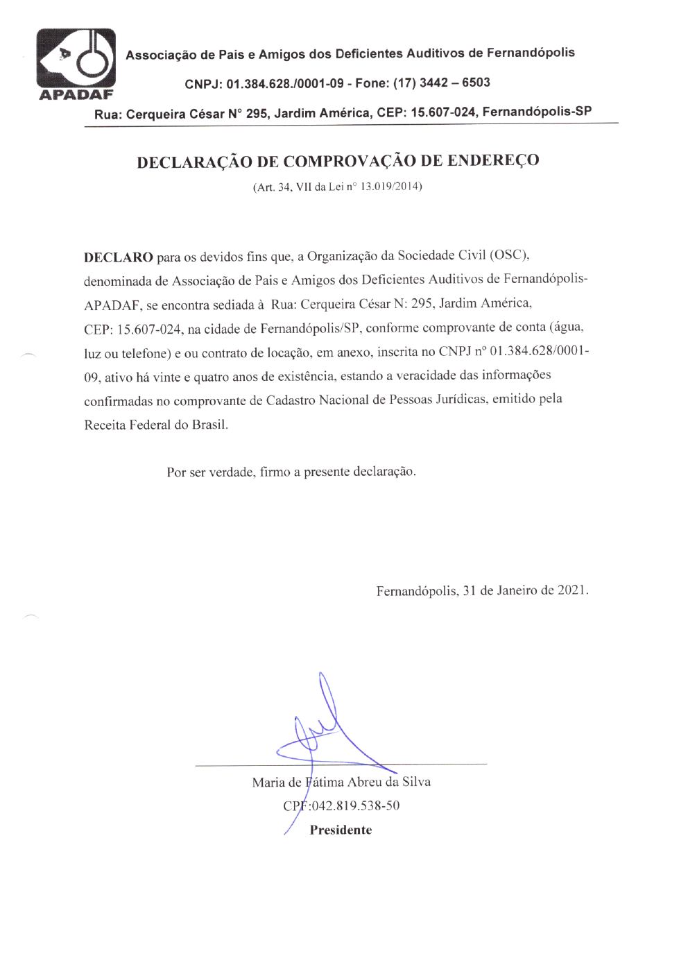 Página 27 de Prestação de Contas Anual — Pedranópolis — 2020 — Volume 2 (Recibos e Comprovantes)