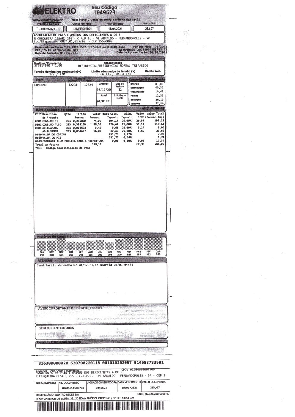Página 28 de Prestação de Contas Anual — Pedranópolis — 2020 — Volume 2 (Recibos e Comprovantes)