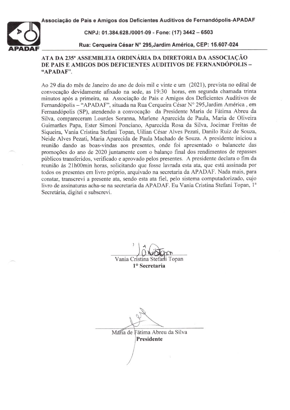 Página 34 de Prestação de Contas Anual — Pedranópolis — 2020 — Volume 2 (Recibos e Comprovantes)