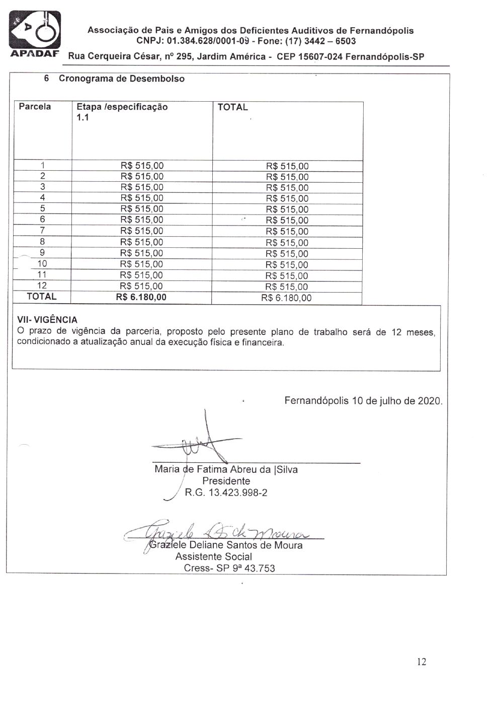 Página 23 de Prestação de Contas Anual — Pedranópolis — 2020 — Volume 3