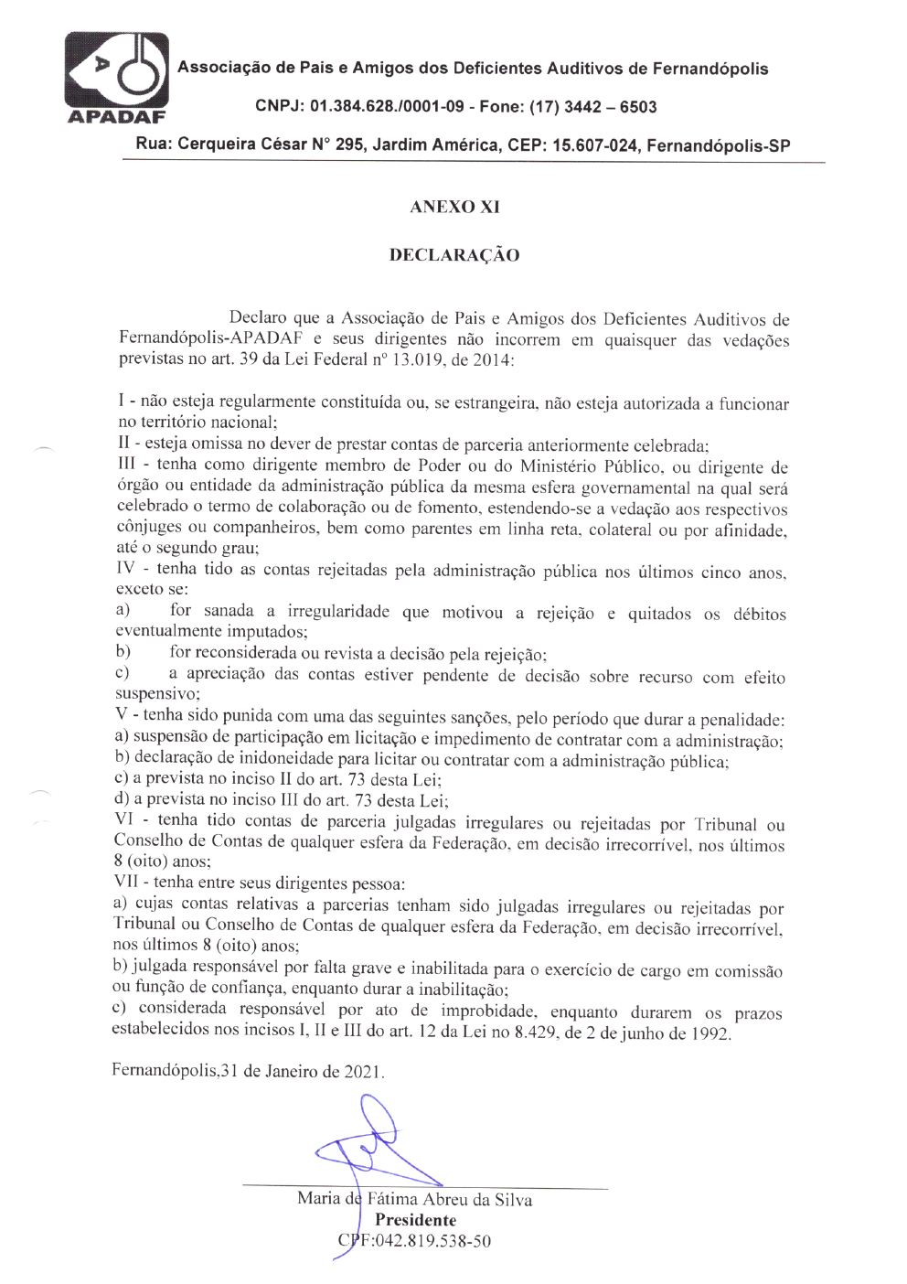 Página 16 de Prestação de Contas Anual — Pedranópolis — 2020 — Volume 4 (Extratos e Comprovantes)
