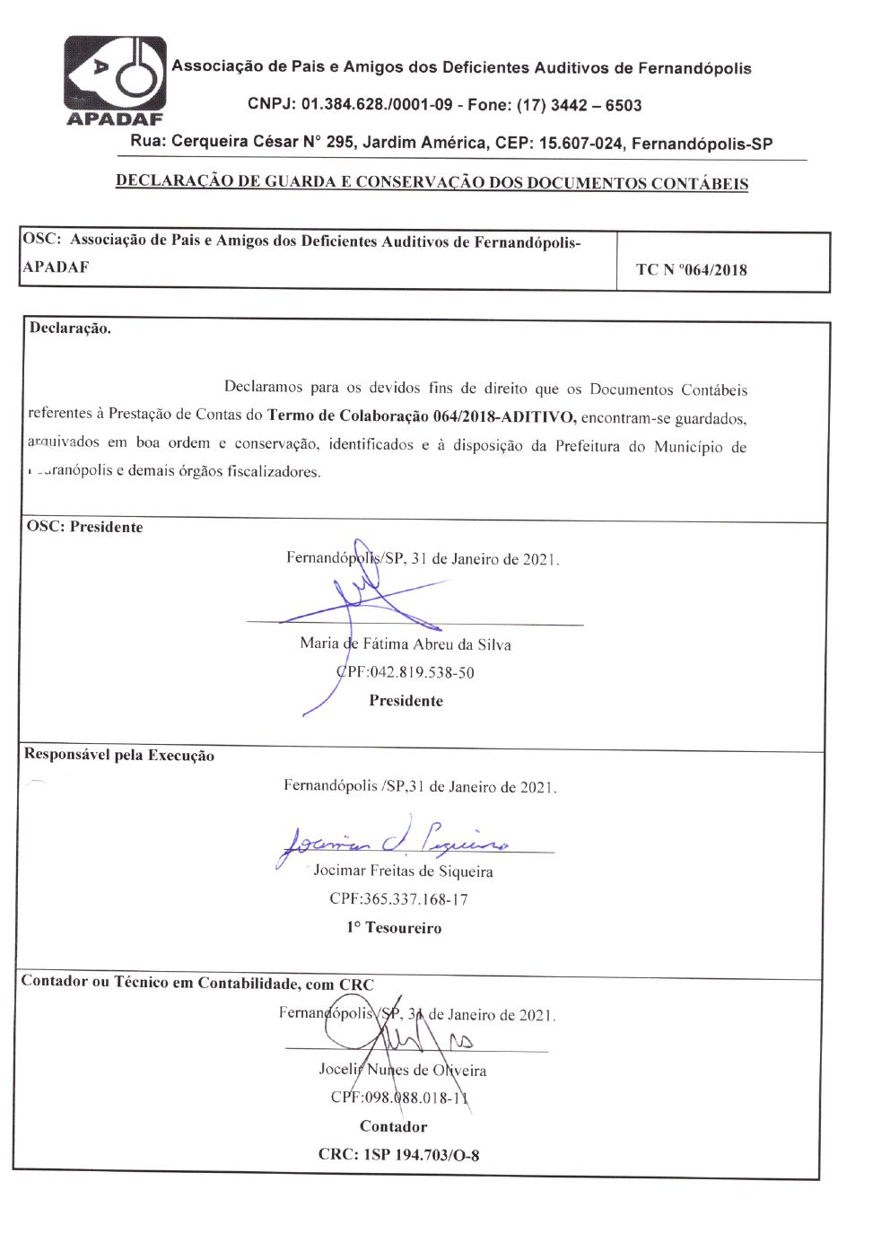 Página 28 de Prestação de Contas Anual — Pedranópolis — 2020 — Volume 4 (Extratos e Comprovantes)