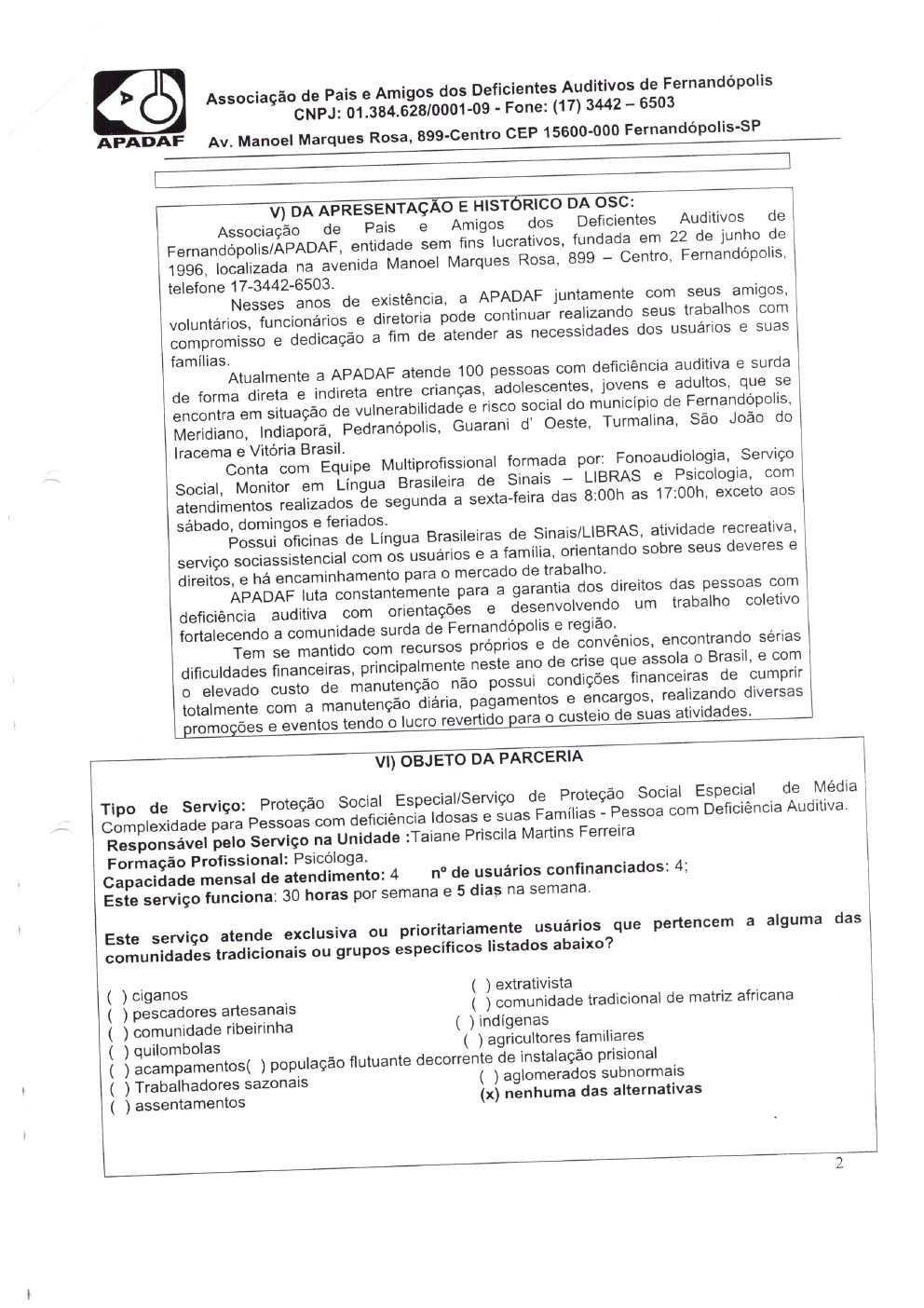 Página 4 de Prestação de Contas Anual — Meridiano — 2019 — Volume 1
