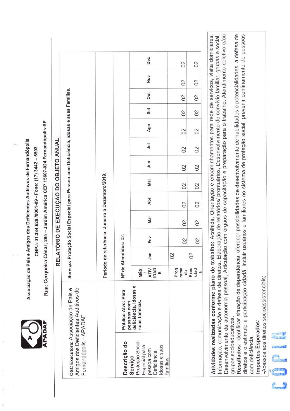 Página 11 de Prestação de Contas Anual — Meridiano — 2019 — Volume 2 (Documentos Institucionais)